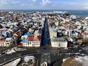 Famous panorama Reykjavik
